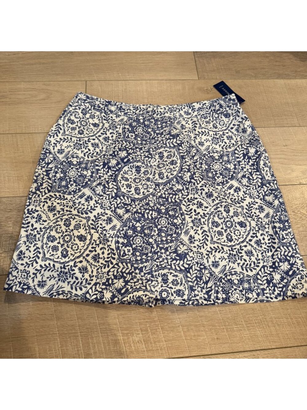 Karen Scott Womens Blue Dawn Skort Size 12 New